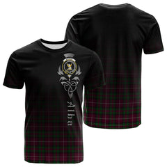 Stewart Of Bute Hunting Tartan Crest T-shirt - Alba Celtic Style