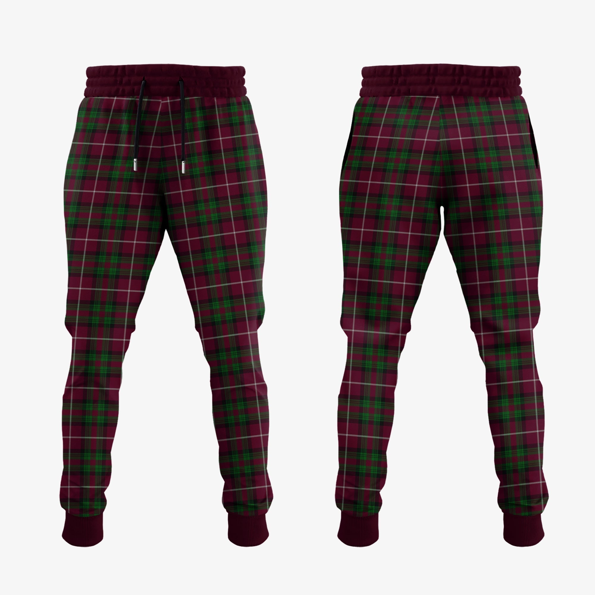 Stewart Of Bute Hunting Tartan Crest Jogger Sweatpants