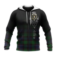 Stewart Old Tartan Hoodie - Alba Celtic Style