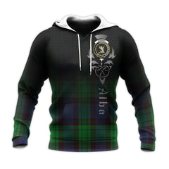 Stewart Old Modern Tartan Hoodie - Alba Celtic Style