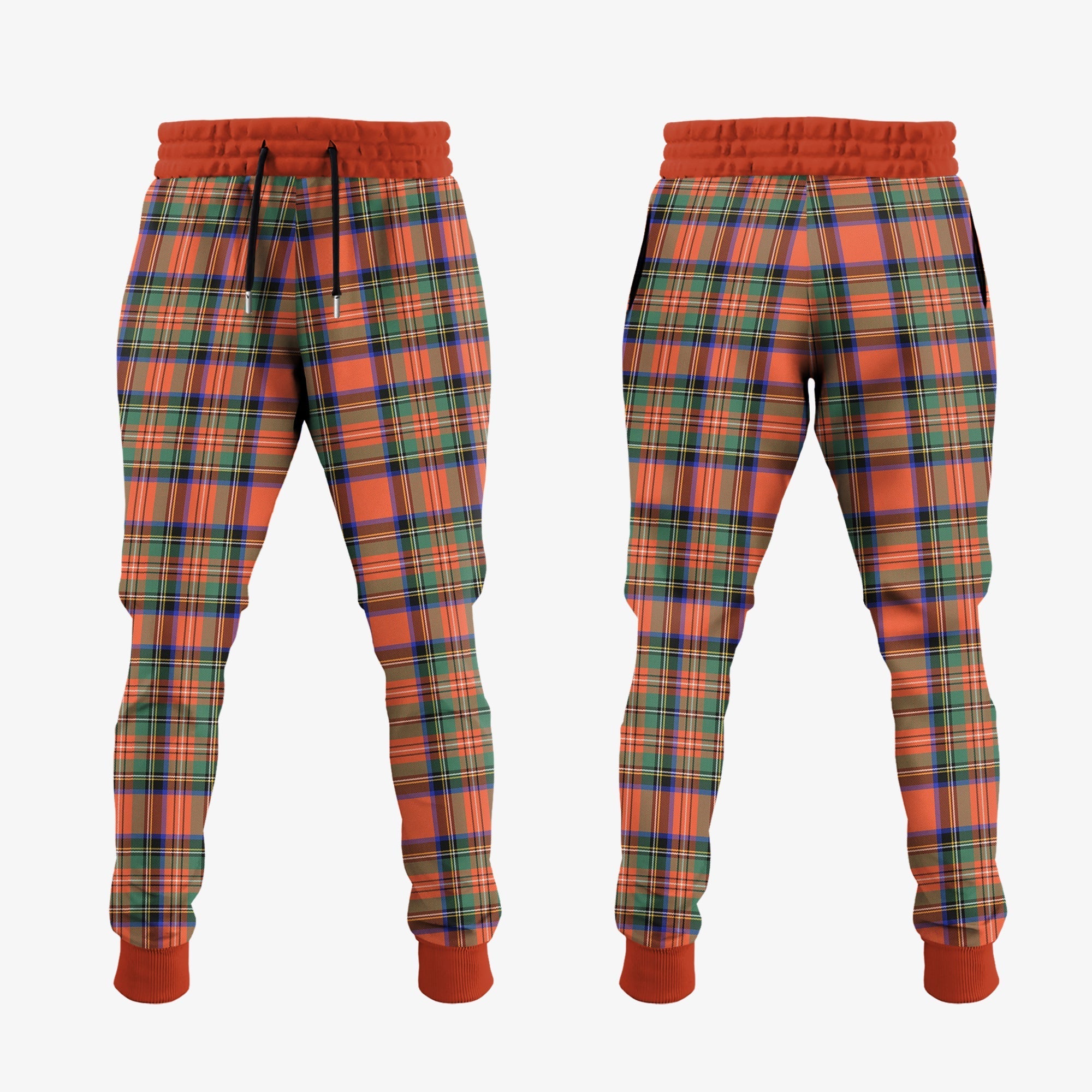 Stewart Royal Ancient Tartan Crest Jogger Sweatpants