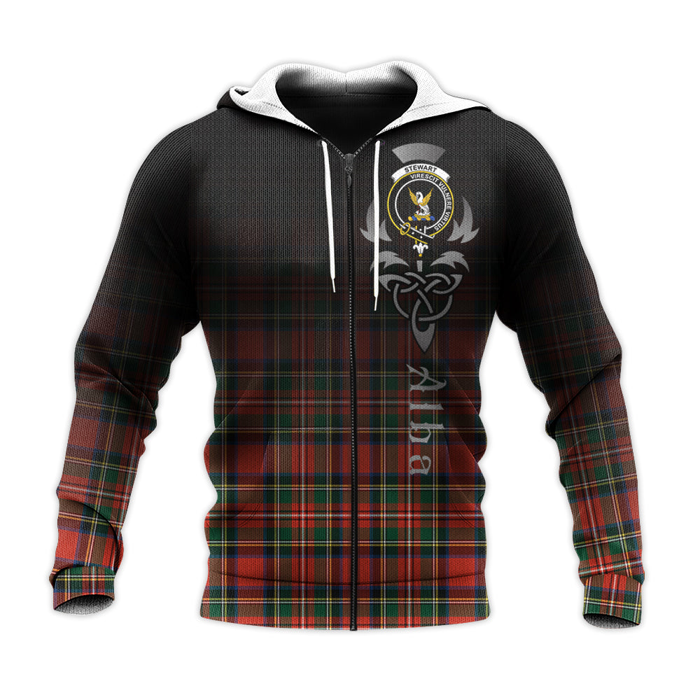 Stewart Royal Modern Tartan Hoodie - Alba Celtic Style