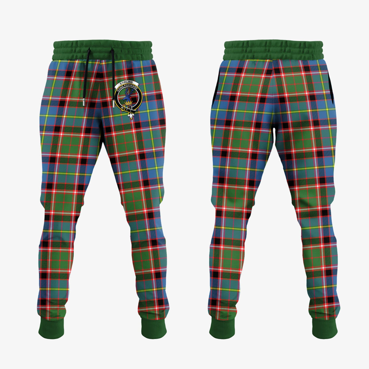 Stirling Bannockburn Tartan Crest Jogger Sweatpants