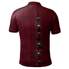 Stirling of Keir Tartan Polo Shirt - Lion Rampant And Celtic Thistle Style