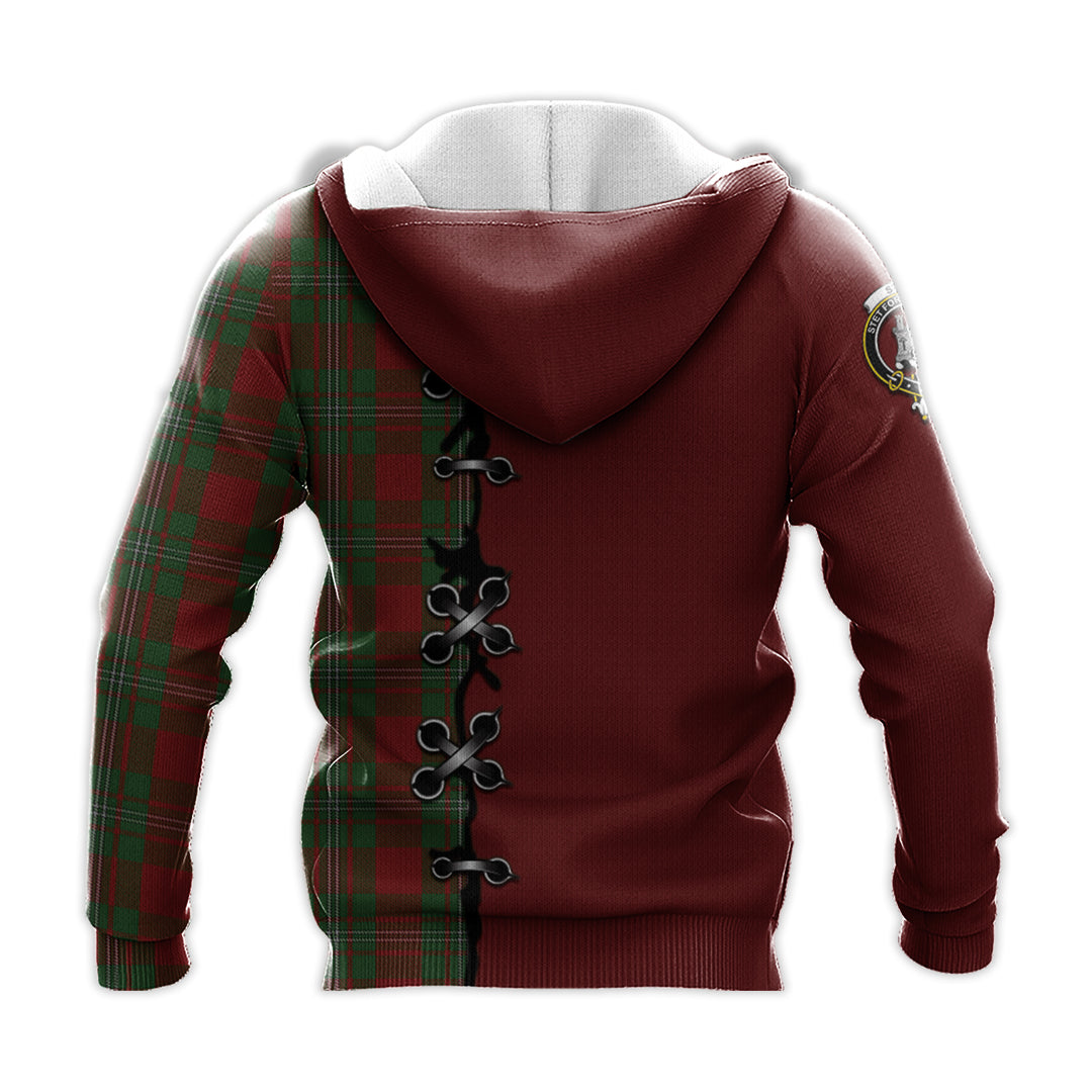 Strange Tartan Hoodie - Lion Rampant And Celtic Thistle Style