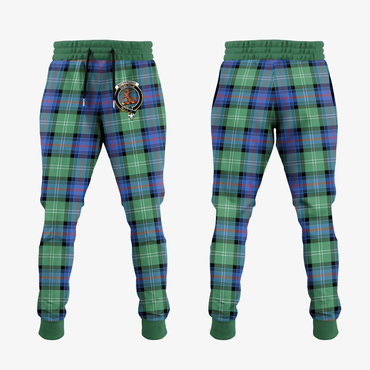 Sutherland Ancient Tartan Crest Jogger Sweatpants