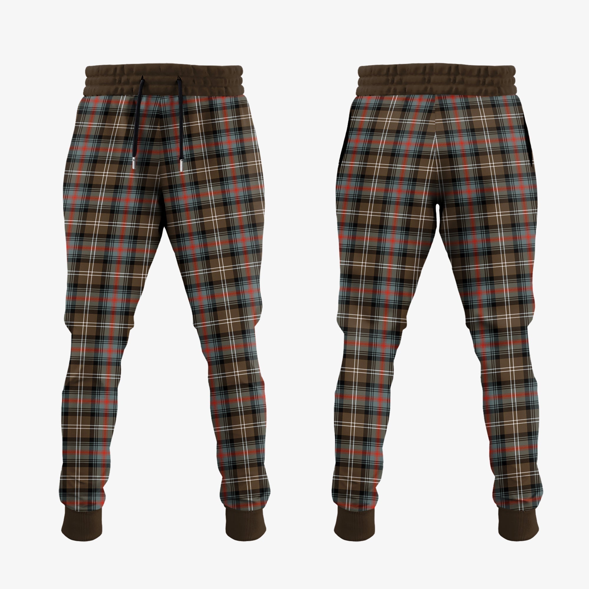 Sutherland Weathered Tartan Crest Jogger Sweatpants