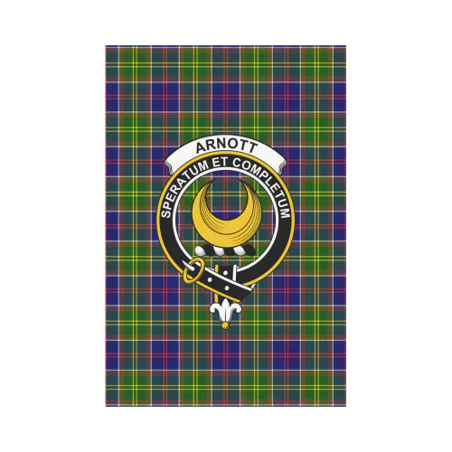 Arnott Tartan Crest Garden Flag