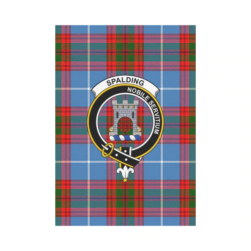 Spalding Tartan Crest Garden Flag