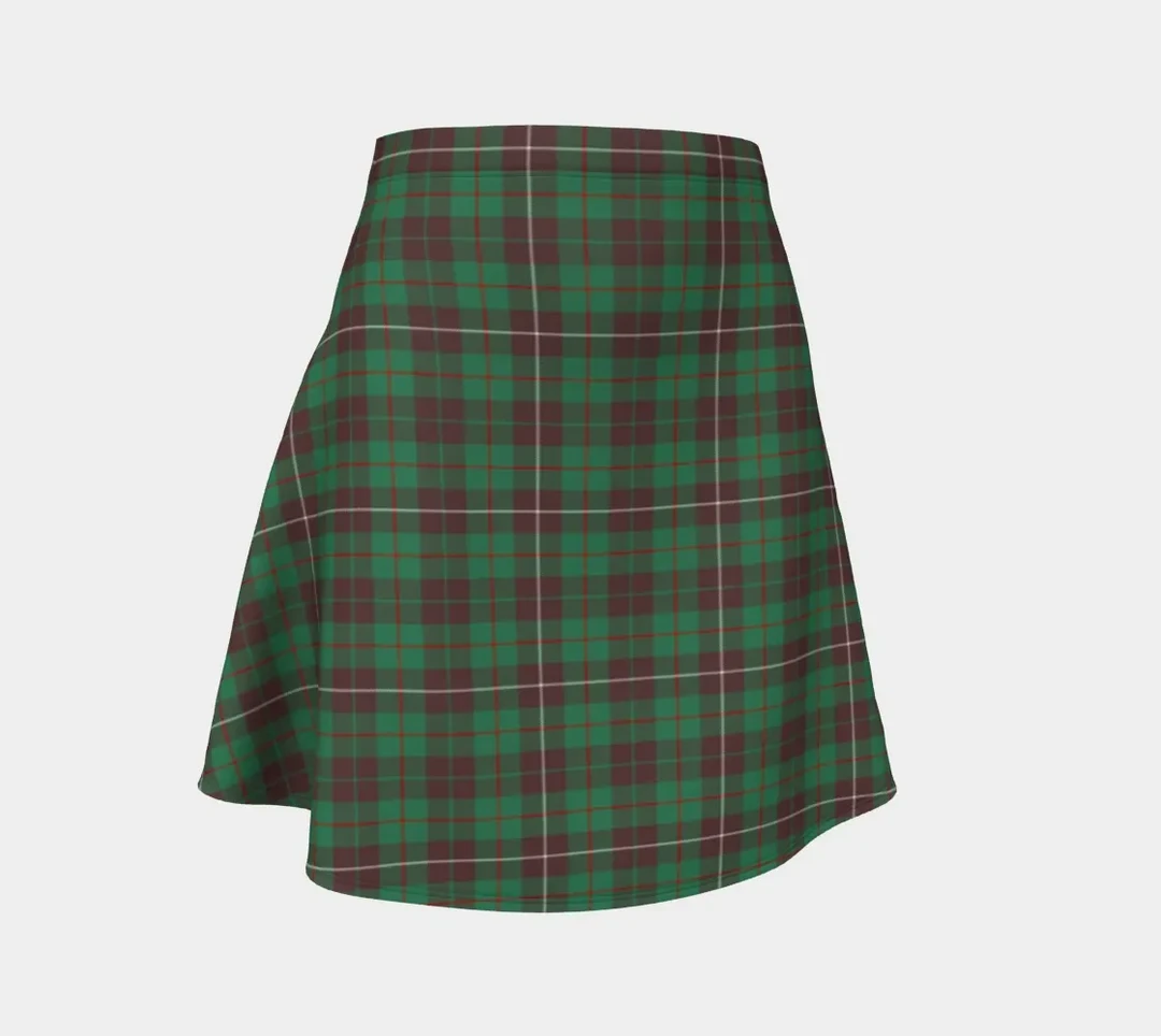 MacKinnon Hunting Ancient Tartan Flared Skirt