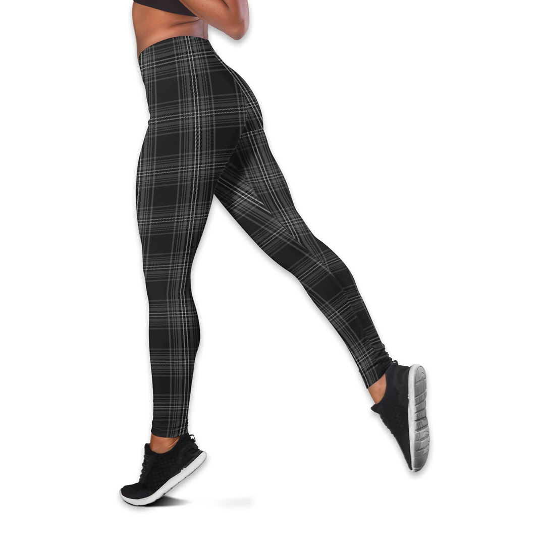 Stewart Mourning Tartan Leggings