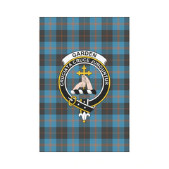 Garden Tartan Crest Garden Flag