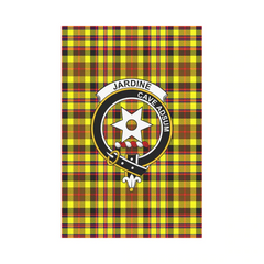 Jardine Tartan Crest Garden Flag