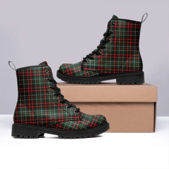 MacDiarmid Modern Tartan Leather Boots