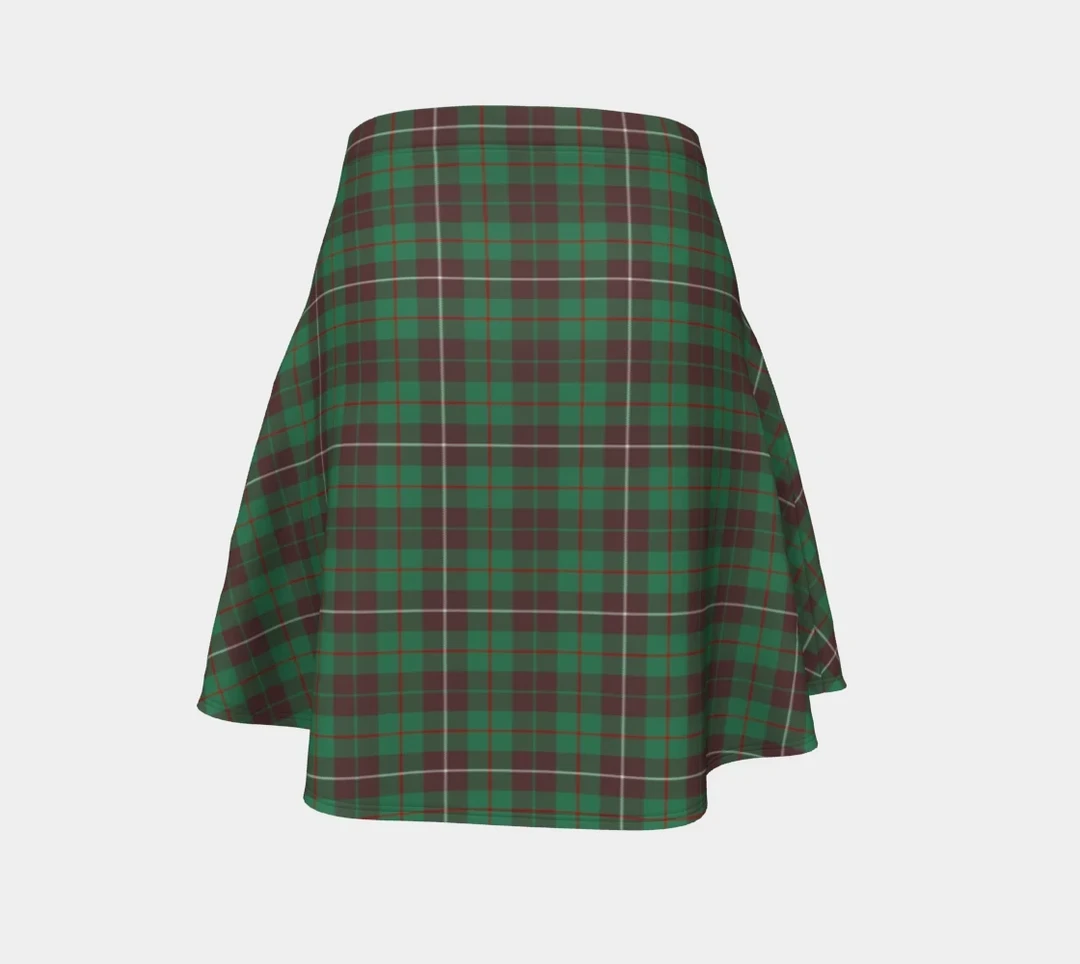 MacKinnon Hunting Ancient Tartan Flared Skirt