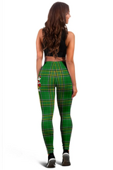 Howard Irish National Tartan Coat of Arms Capris Leggings