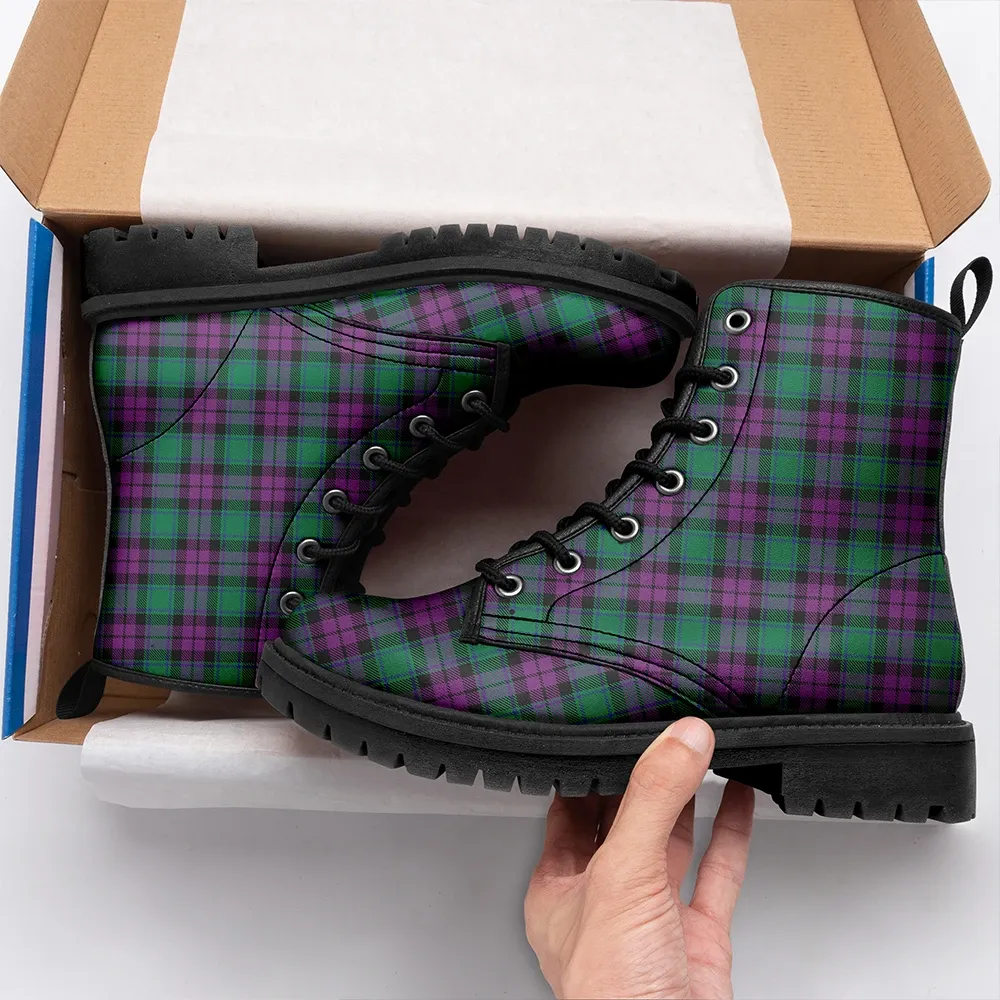 MacArthur Milton Tartan Leather Boots