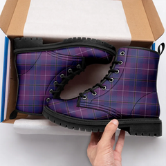 Pride Of Glencoe Tartan Leather Boots