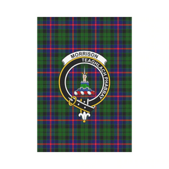 Morrison Modern Tartan Crest Garden Flag