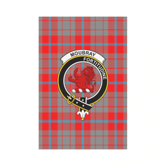 Moubray Tartan Crest Garden Flag