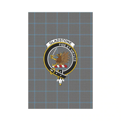 Gladstone Tartan Crest Garden Flag