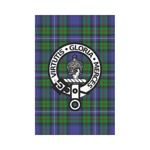 Donnachaidh Tartan Crest Garden Flag