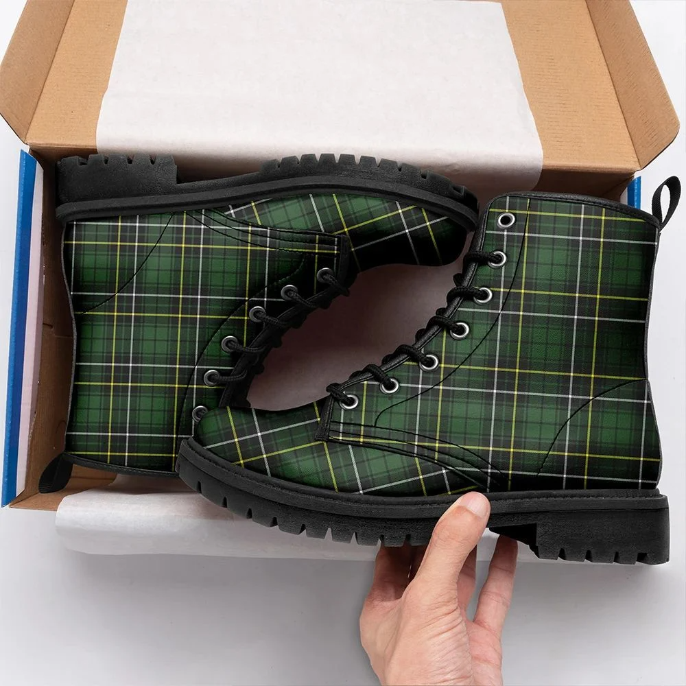 MacAlpine Modern Tartan Leather Boots