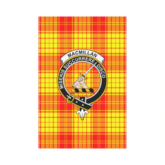 MacMillan Tartan Crest Garden Flag