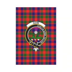 Gow Of Skeoch Tartan Crest Garden Flag