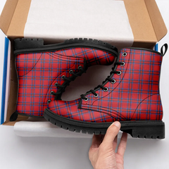 Inverness District Tartan Leather Boots