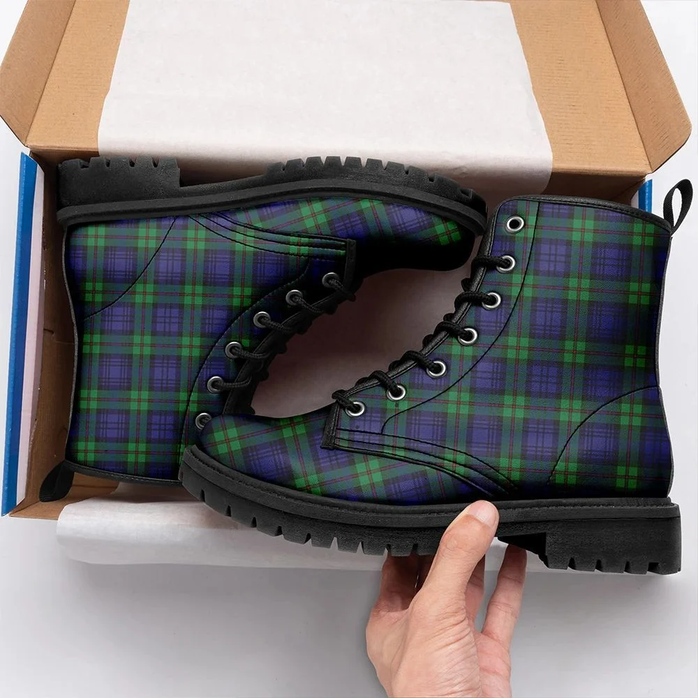 MacKinlay Modern Tartan Leather Boots