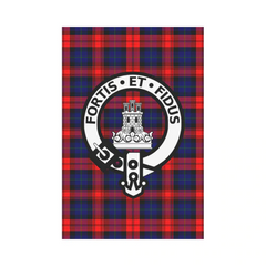 MacLachlan Tartan Crest Garden Flag