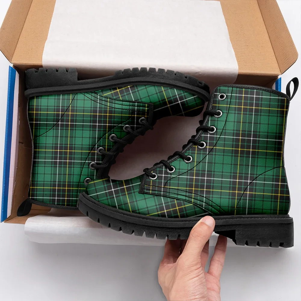 MacAlpine Ancient Tartan Leather Boots