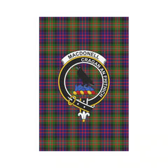 MacDonnell Tartan Crest Garden Flag