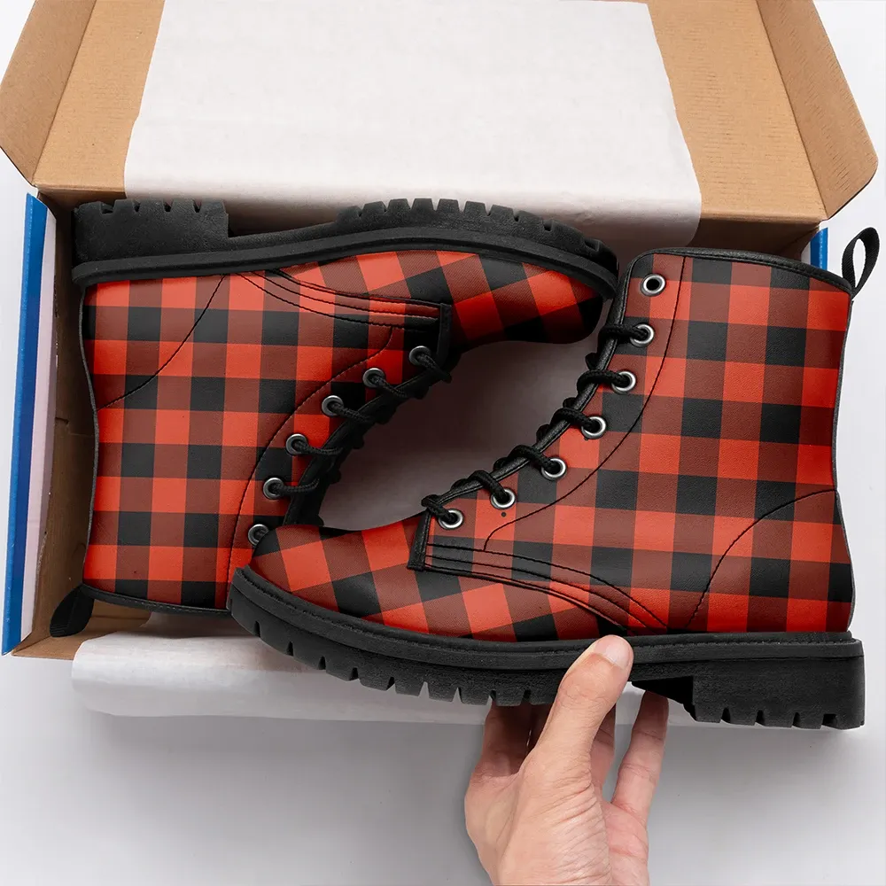 Rob Roy Macgregor Ancient Tartan Leather Boots