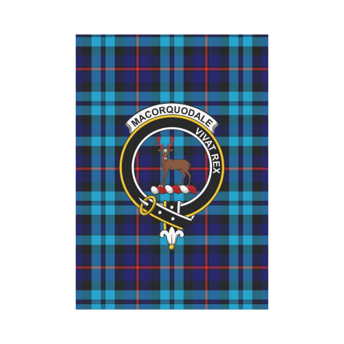 MacCorquodale Tartan Crest Garden Flag