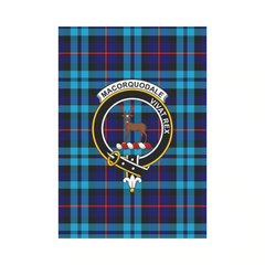 MacCorquodale Tartan Crest Garden Flag