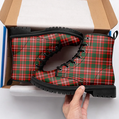 Princess Margaret Tartan Leather Boots