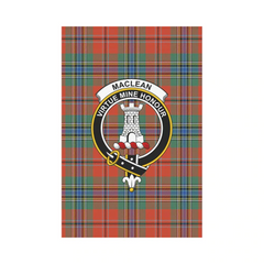 MacLean Of Duart Ancient Tartan Crest Garden Flag