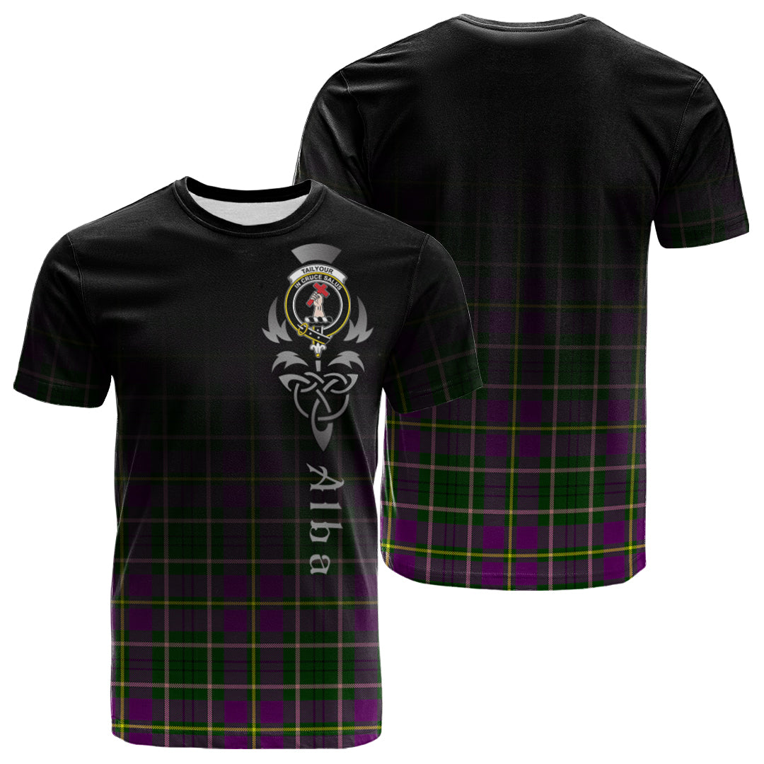 Taylor Tartan Crest T-shirt - Alba Celtic Style