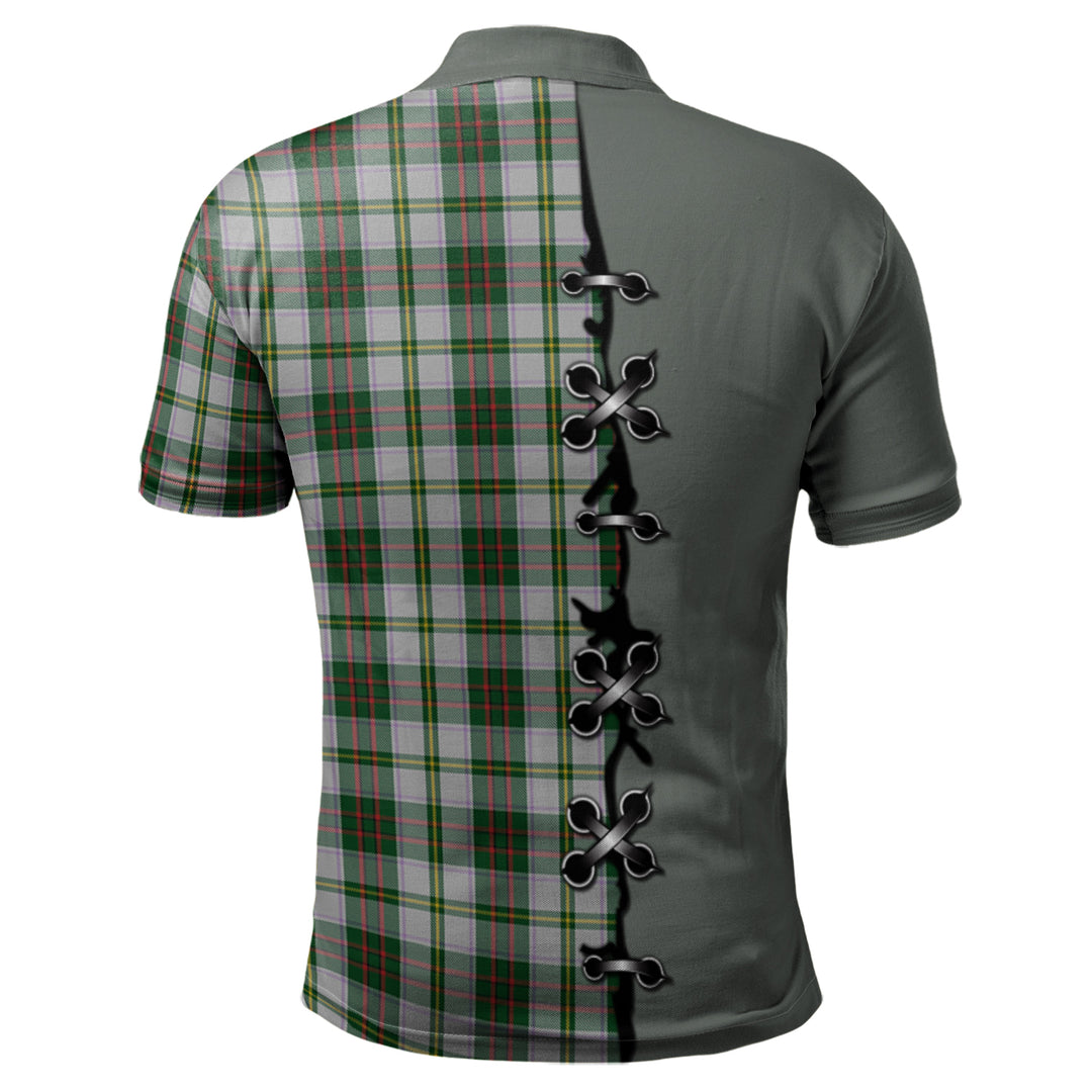 Taylor Dress Tartan Polo Shirt - Lion Rampant And Celtic Thistle Style