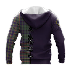 Taylor Weathered Tartan Hoodie - Lion Rampant And Celtic Thistle Style