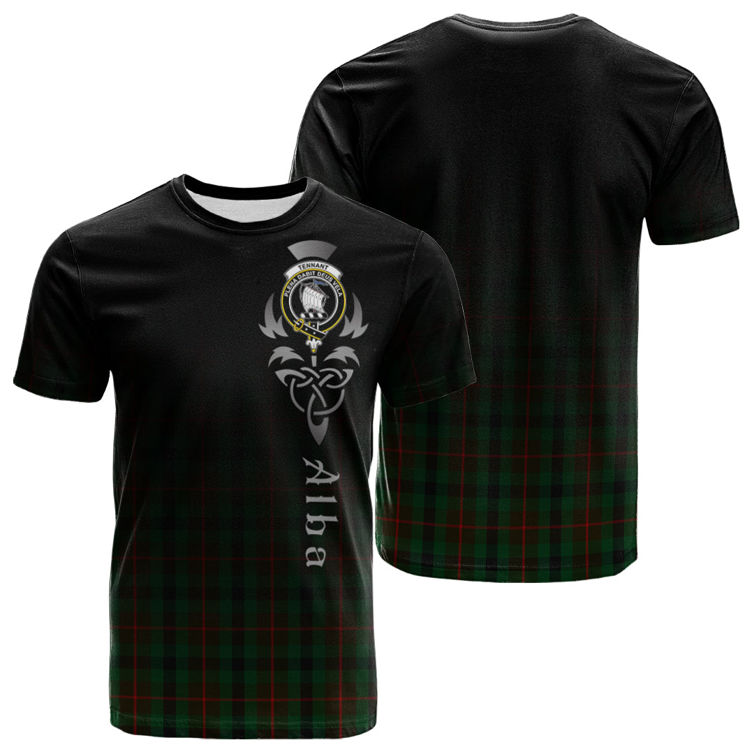 Tennant Tartan Crest T-shirt - Alba Celtic Style