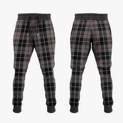 Thompson Grey Tartan Crest Jogger Sweatpants