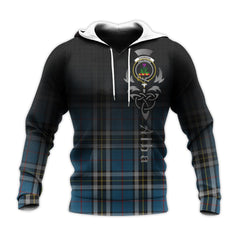 Thomson Dress Blue Tartan Hoodie - Alba Celtic Style