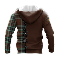 Thomson Hunting Modern Tartan Hoodie - Lion Rampant And Celtic Thistle Style