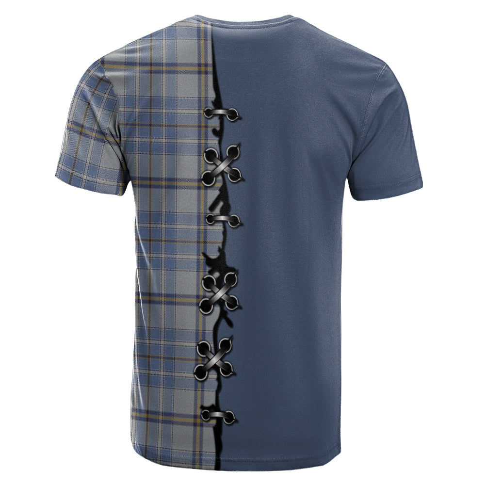 Tweedie Tartan T-shirt - Lion Rampant And Celtic Thistle Style