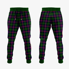 Urquhart Modern Tartan Crest Jogger Sweatpants