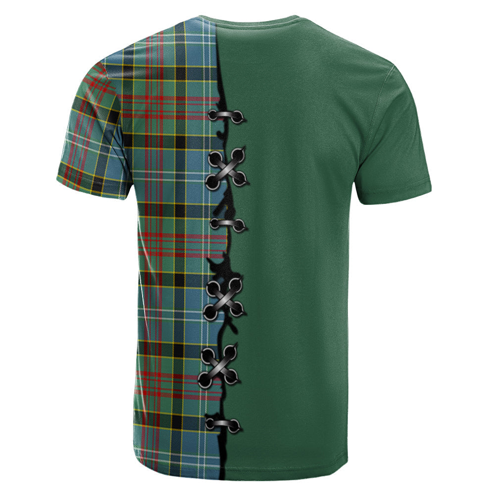 Walkinshaw Tartan T-shirt - Lion Rampant And Celtic Thistle Style