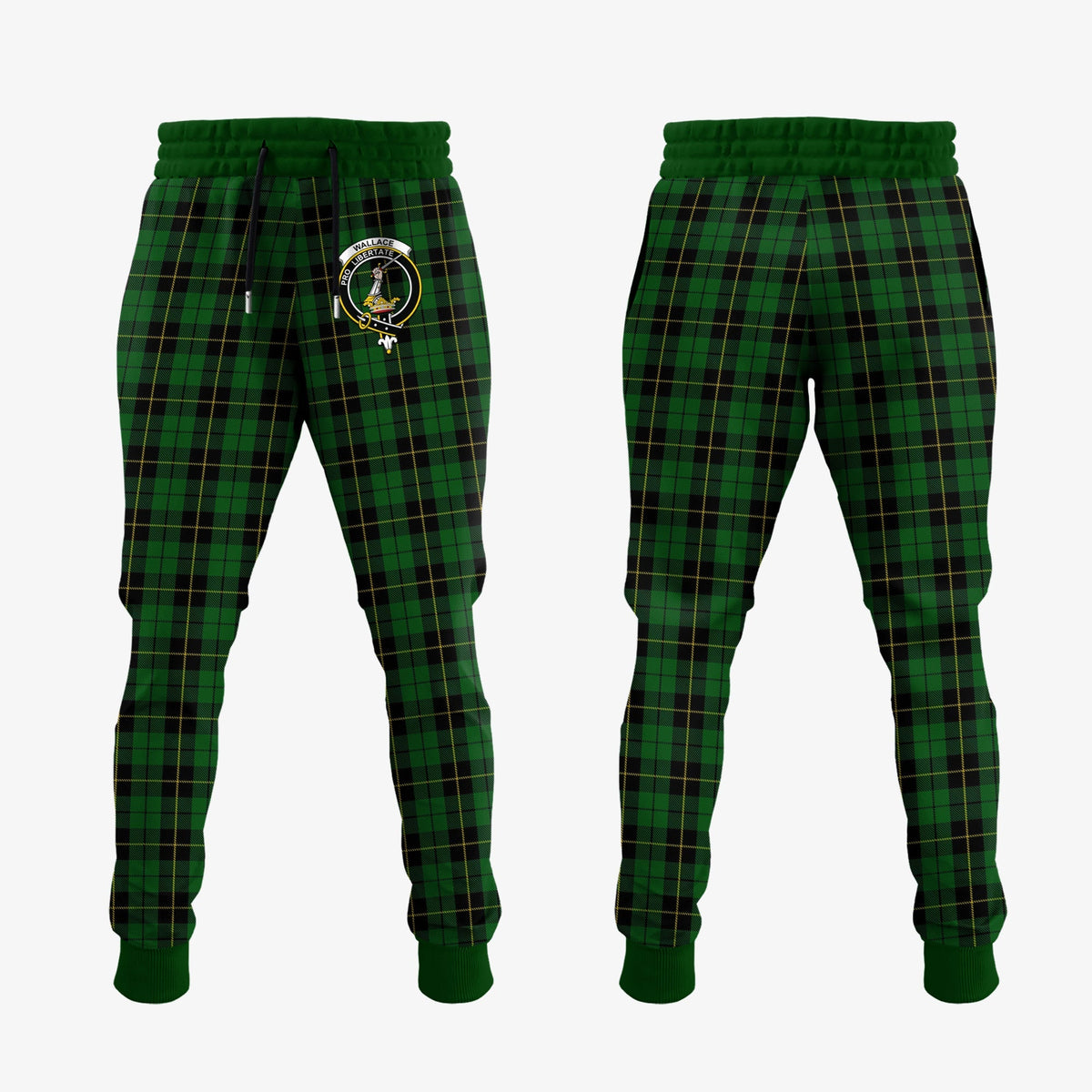 Wallace Hunting Tartan Crest Jogger Sweatpants